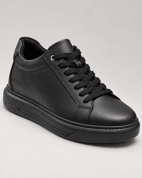 (ÖN SİPARİŞ) VANTEXO Prime Lift X7 Sleek Edition Siyah +7 CM Gizli Yükselti Premium Sneaker - Vantexo