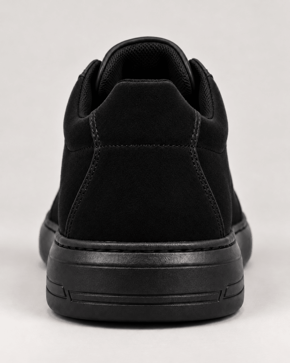 VANTEXO Prime Lift X7 Suede Edition Siyah +7 CM Gizli Yükselti Premium Sneaker, görsel 9