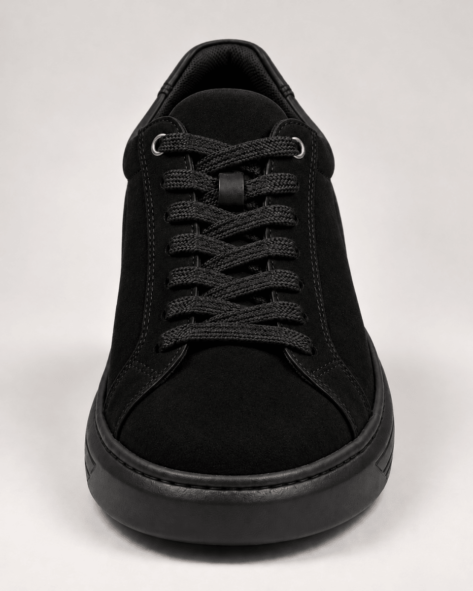 VANTEXO Prime Lift X7 Suede Edition Siyah +7 CM Gizli Yükselti Premium Sneaker, görsel 7