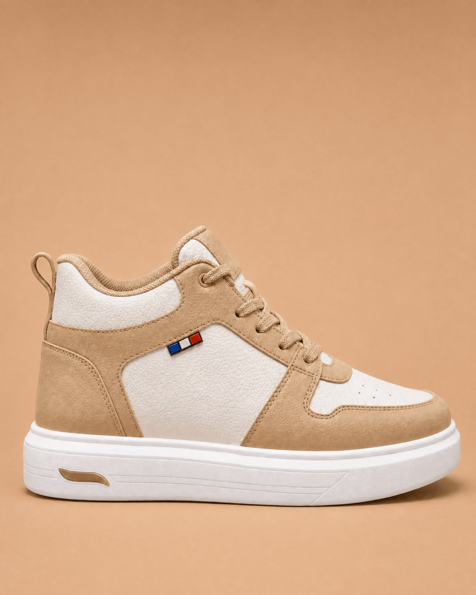VANTEXO Prime Lift X10 Bej +10 CM Gizli Yükselti Premium Sneaker - Vantexo