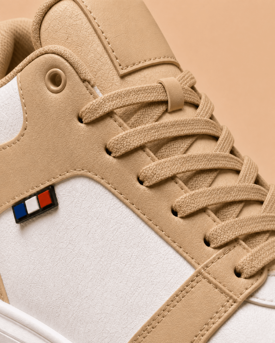 VANTEXO Prime Lift X10 Bej +10 CM Gizli Yükselti Premium Sneaker - Vantexo