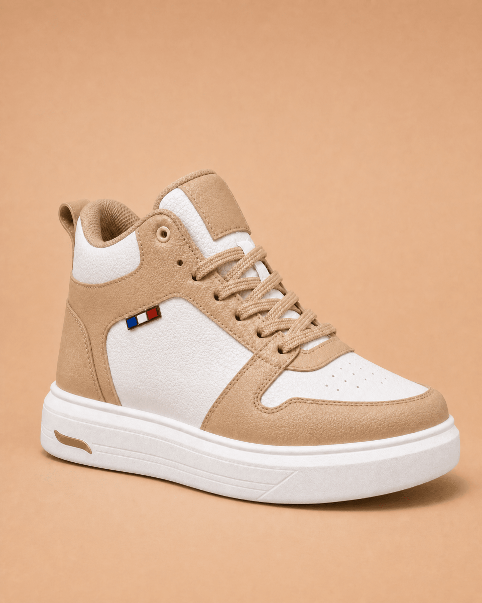 VANTEXO Prime Lift X10 Bej +10 CM Gizli Yükselti Premium Sneaker - Vantexo