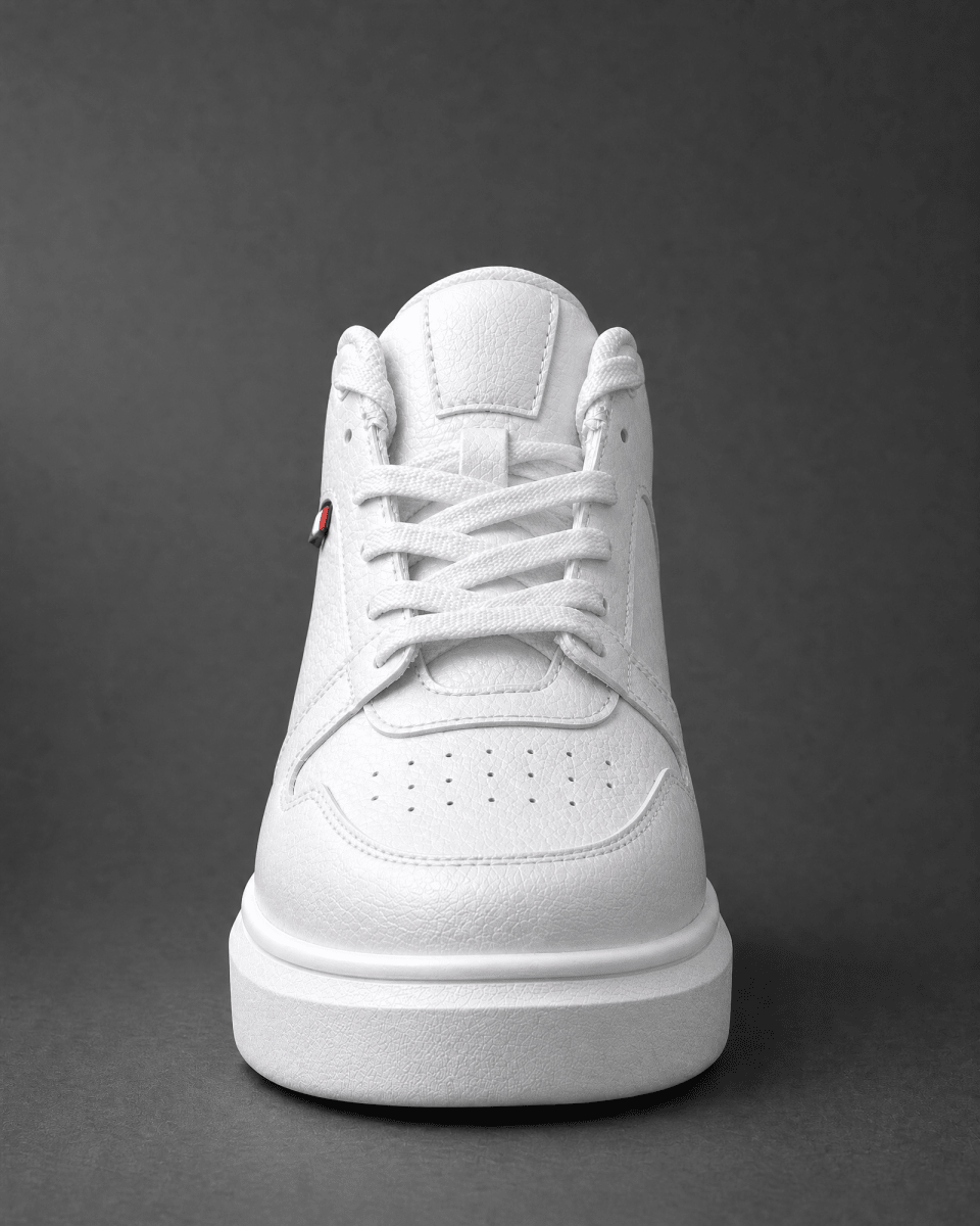 VANTEXO Prime Lift X10 Beyaz +10 CM Gizli Yükselti Premium Sneaker - Vantexo