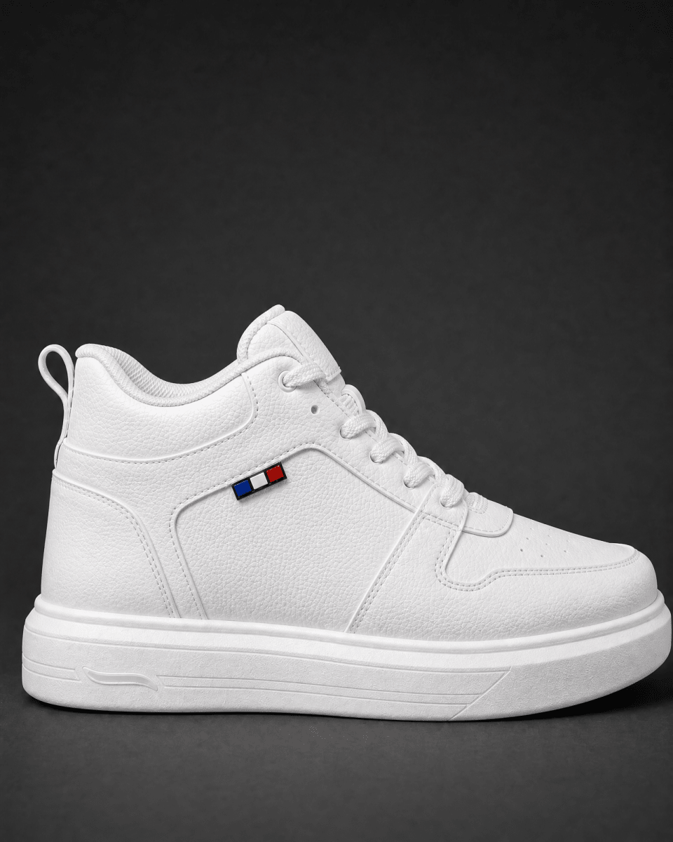 VANTEXO Prime Lift X10 Beyaz +10 CM Gizli Yükselti Premium Sneaker - Vantexo