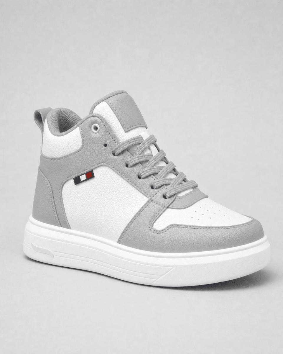 VANTEXO Prime Lift X10 Gri+10 CM Gizli Yükselti Premium Sneaker - Vantexo