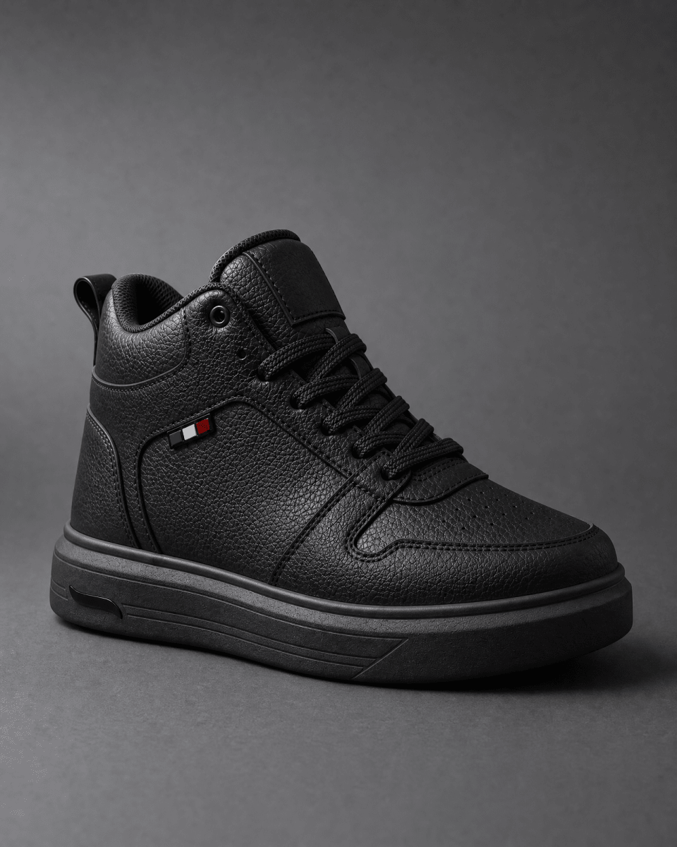 VANTEXO Prime Lift X10 Siyah +10 CM Gizli Yükselti Premium Sneaker - Vantexo