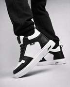 VANTEXO Prime Lift X10 Siyah Beyaz +10 CM Gizli Yükselti Premium Sneaker - Vantexo