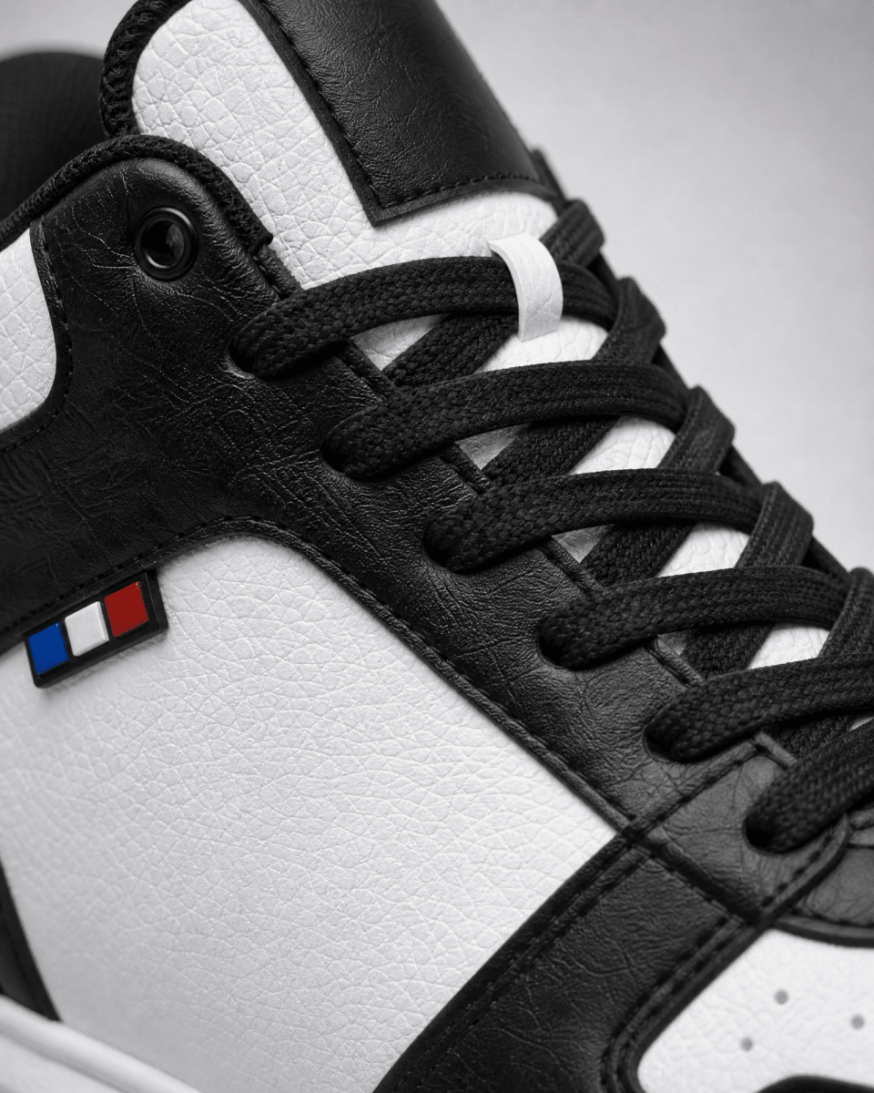 VANTEXO Prime Lift X10 Siyah Beyaz +10 CM Gizli Yükselti Premium Sneaker - Vantexo