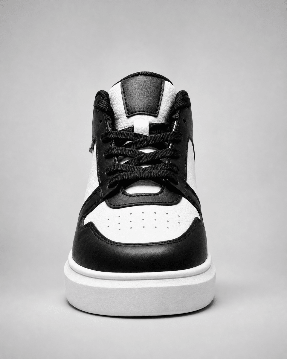 VANTEXO Prime Lift X10 Siyah Beyaz +10 CM Gizli Yükselti Premium Sneaker - Vantexo