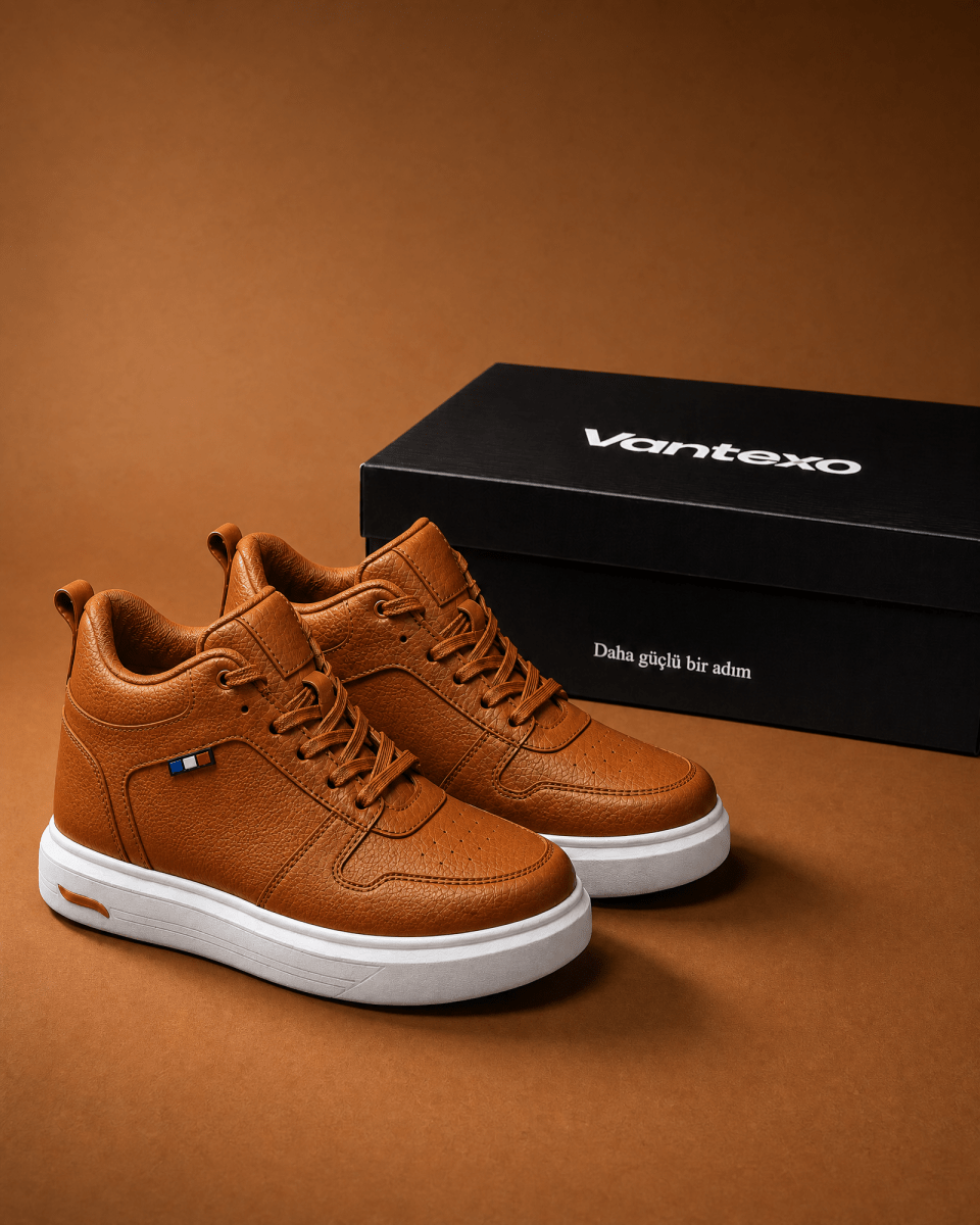 VANTEXO Prime Lift X10 Taba +10 CM Gizli Yükselti Premium Sneaker - Vantexo